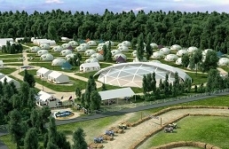 Строительство детского военно-патриотического лагеря