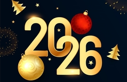 Поздравляем с наступающим Новым 2026 годом и Рождеством!